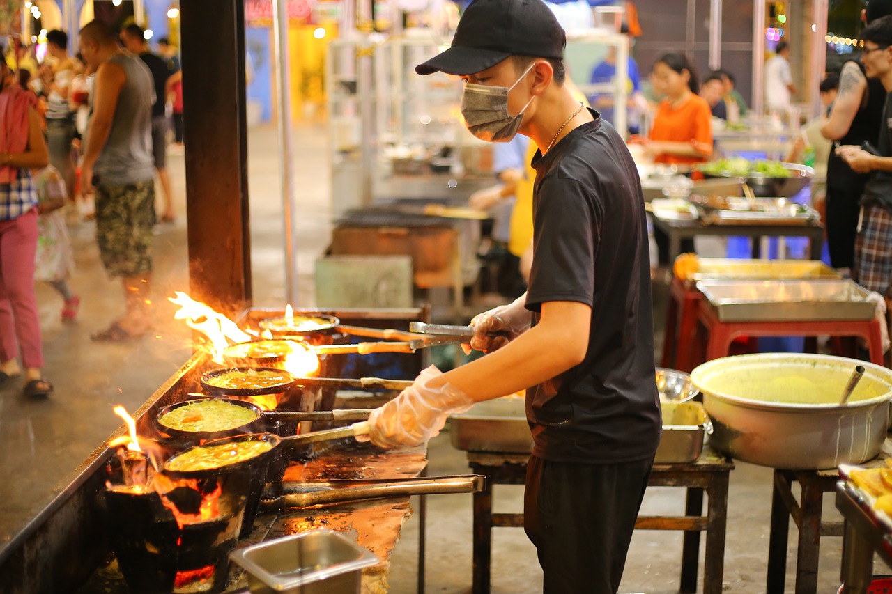 cooking, fire, southeast asia