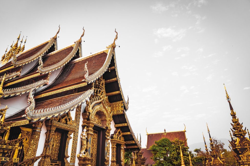 temple, thailand, chiang